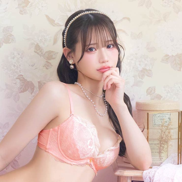 スウィートパステルレースブラジャー&フルバックショーツ | Dazzy | 詳細画像4 