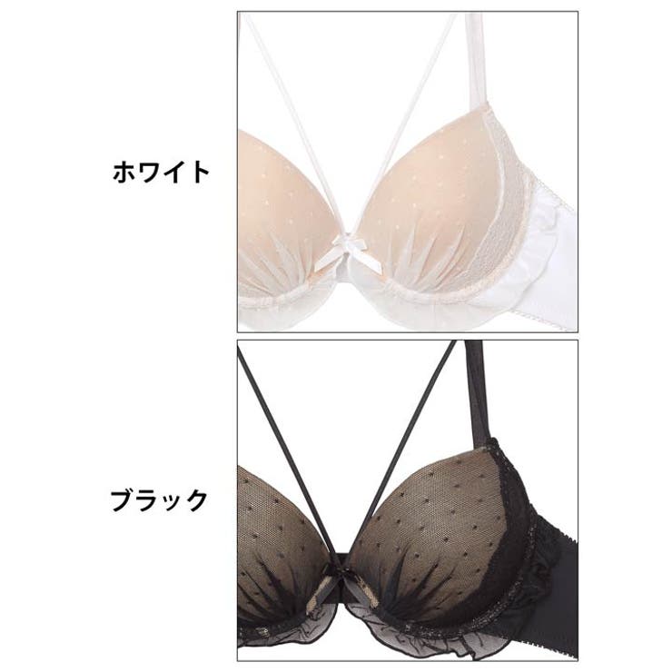 フェミニンドットフリルブラジャー&フルバックショーツ | Dazzy | 詳細画像11 