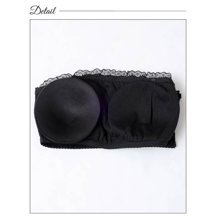 フラワーオールレースチューブブラジャー単品 | Dazzy | 詳細画像9 