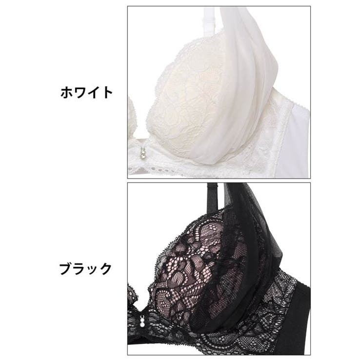 レーシィドレープチュールブラジャー&フルバックショーツ | Dazzy | 詳細画像11 