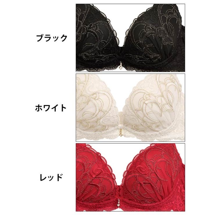 ナチュラルプティエンブロイダリーブラジャー&バック透けフルバックショーツ | Dazzy | 詳細画像11 
