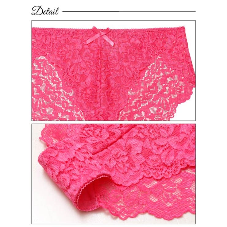 フルールシアー総レースフルバックショーツ単品 | Dazzy | 詳細画像9 