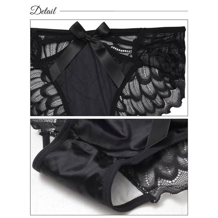 リボンウィングレーシィフルバックショーツ単品 | Dazzy | 詳細画像7 