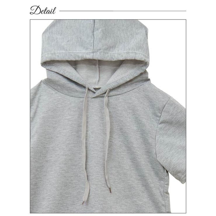 フード付き半袖スウェット&ハーフパンツルームウェア | Dazzy | 詳細画像11 