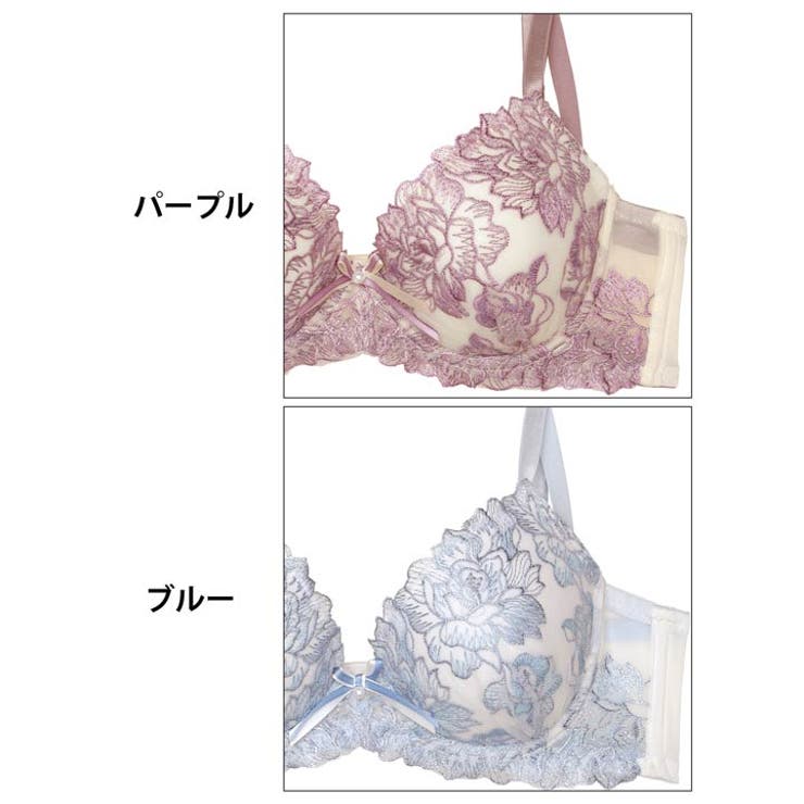 トゥインクルシアーフローラル脇高ブラジャー&サイド紐バック透けフル