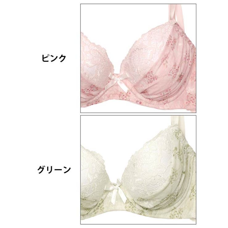 メルティボタニカルシフォン脇高ブラジャー&フルバックショーツ | Dazzy | 詳細画像11 