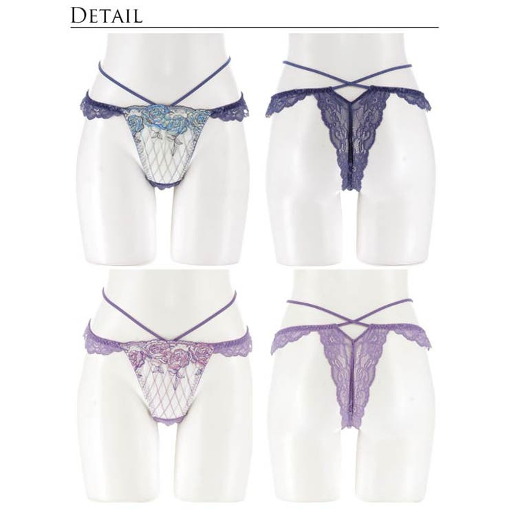 [Reinest] ミスティックローズブロッサムバック透け選べるショーツ [おそ… | Dazzy | 詳細画像10 