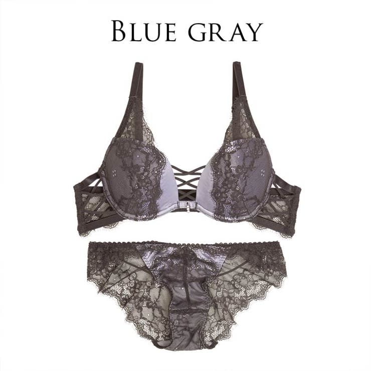 [A～Gサイズ 選べるショーツタイプ] スモーキーレースコードブラジャー&バック… | Dazzy | 詳細画像13 