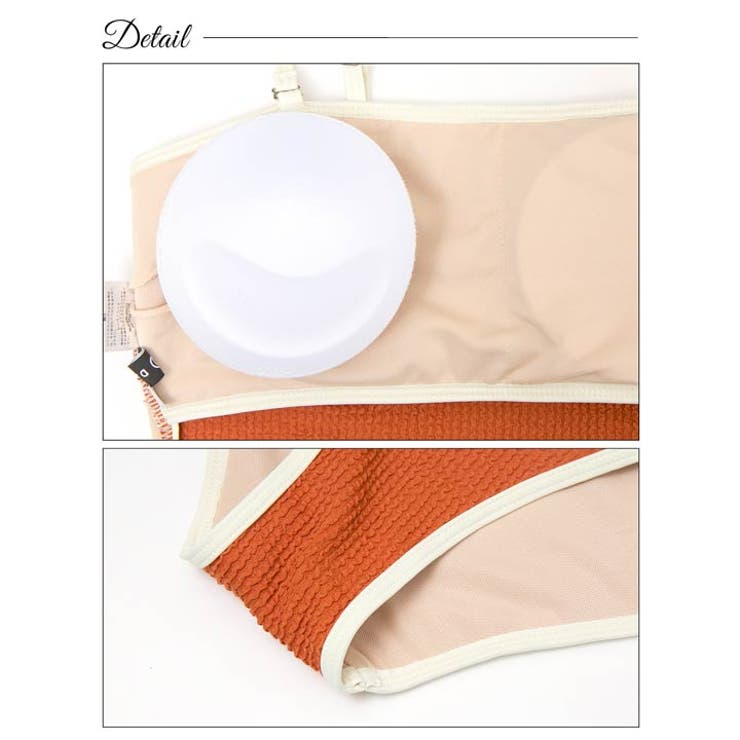 パイピングカットバンドゥワンピース 水着【dazzy beach | Dazzy | 詳細画像12 