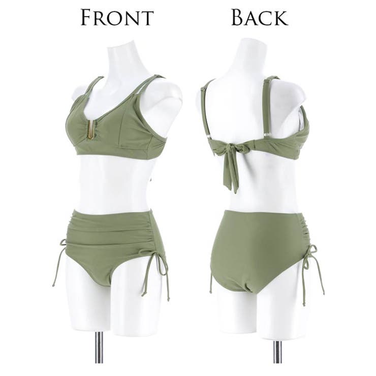 Uカットビジューバックリボンビキニ 水着 | Dazzy | 詳細画像11 