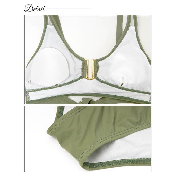 Uカットビジューバックリボンビキニ 水着 | Dazzy | 詳細画像12 