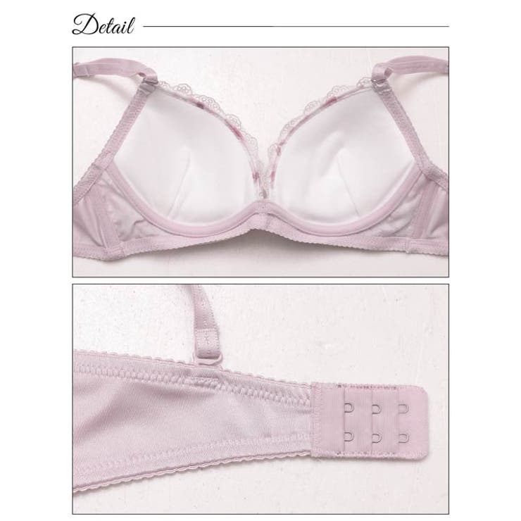 ブロッサムシフォンベールブラジャー&フルバックショーツ | Dazzy | 詳細画像9 