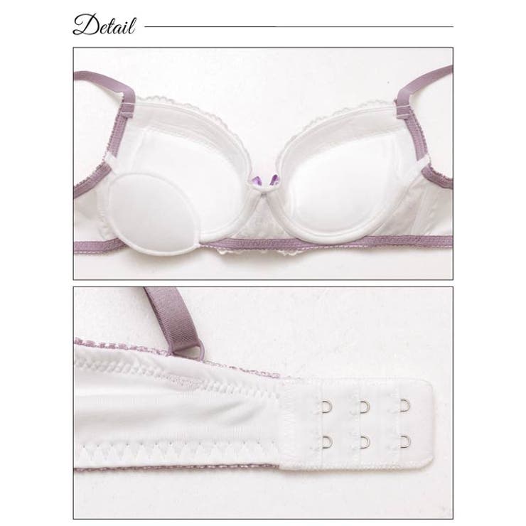 ダスティー水彩ローズブラジャー&フルバックショーツ | Dazzy | 詳細画像9 