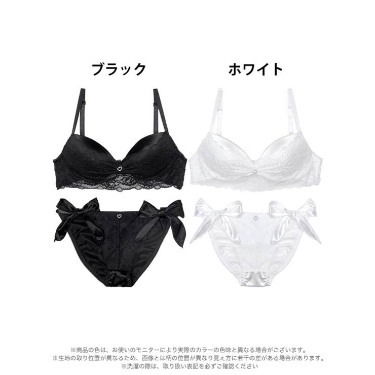 [EFサイズ] ジュエルハートレーシィブラジャー&フルバックショーツ | Dazzy | 詳細画像8 