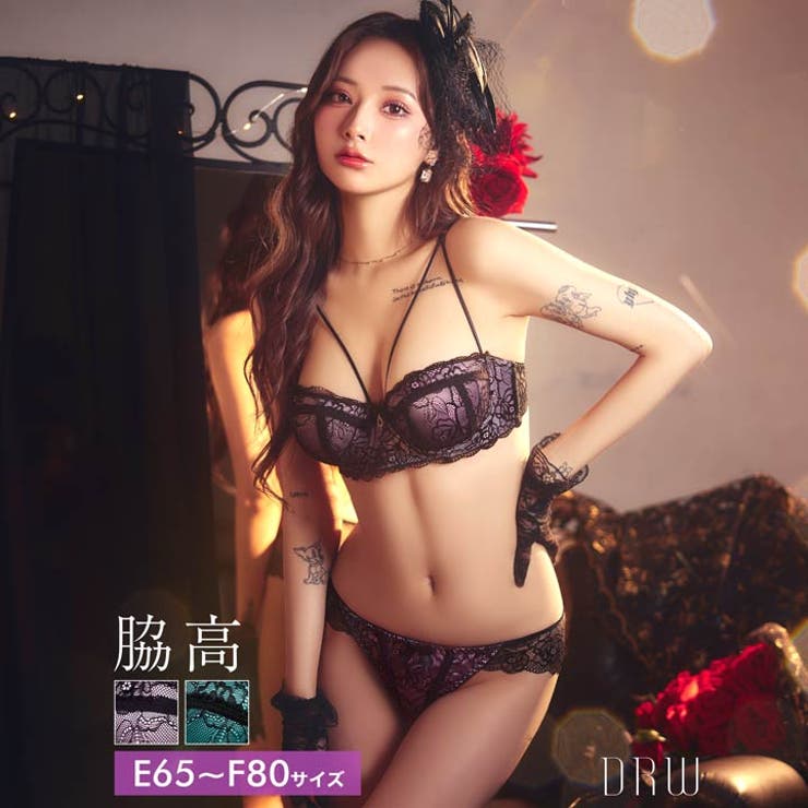 [EFサイズ] マジェスティックシアーレーシィブラジャー&バック透けフルバックシ… | Dazzy | 詳細画像1 