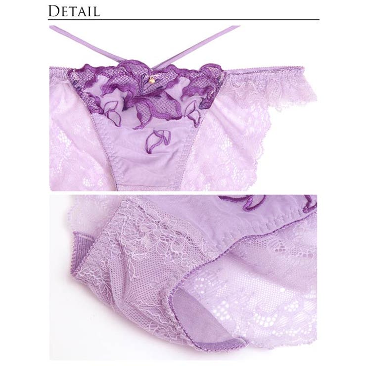 ノクターンブルームリリーバック透け選べるショーツ  | Dazzy | 詳細画像6 