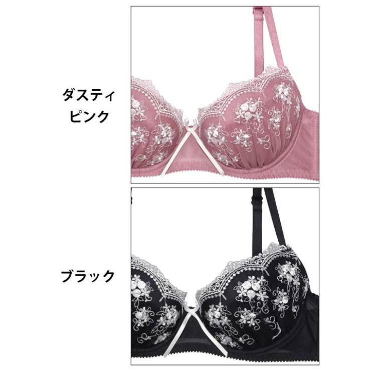 アンティークフラワーアーチブラジャー&フルバックショーツ | Dazzy | 詳細画像11 