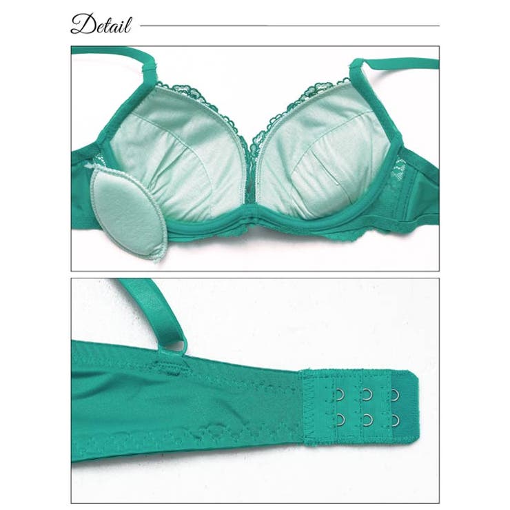 フレッシュシアーフラワーブラジャー&Tバックショーツ | Dazzy | 詳細画像8 