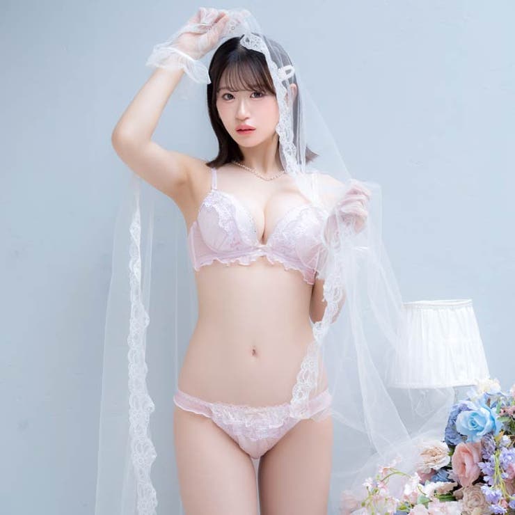 ミルキーバニーフリルブラジャー&フルバックショーツ | Dazzy | 詳細画像5 