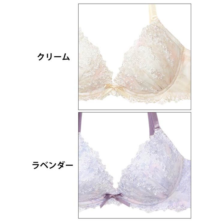 メルティペールフラワーブラジャー&フルバックショーツ | Dazzy | 詳細画像11 
