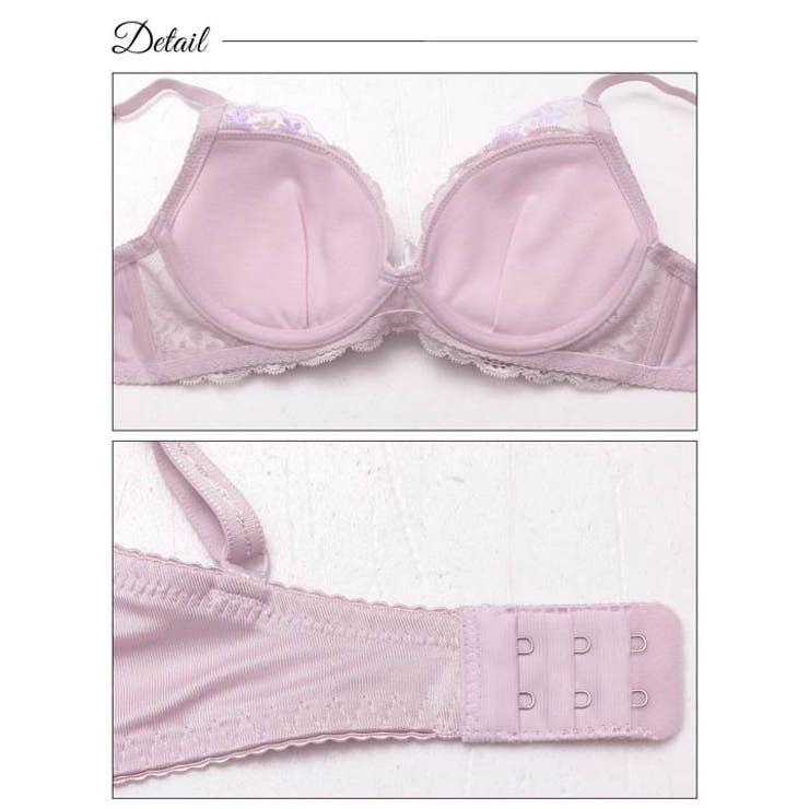 ガーリーマルチフルールブラジャー&フルバックショーツ | Dazzy | 詳細画像9 