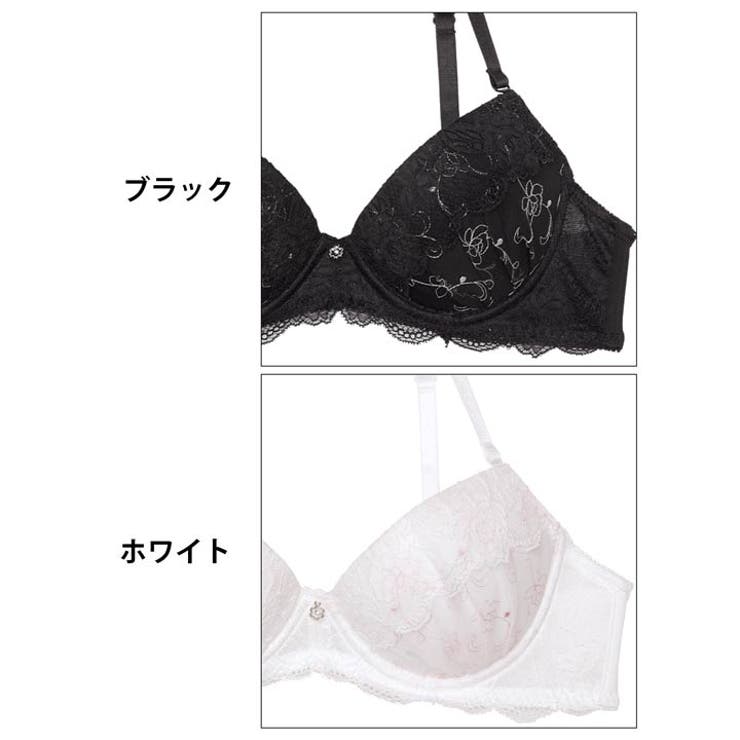 プチフラワーチャームブラジャー&フルバックショーツ | Dazzy | 詳細画像11 