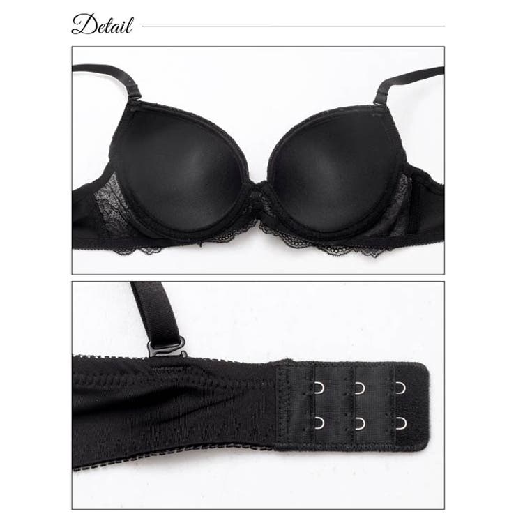 プチフラワーチャームブラジャー&フルバックショーツ | Dazzy | 詳細画像9 