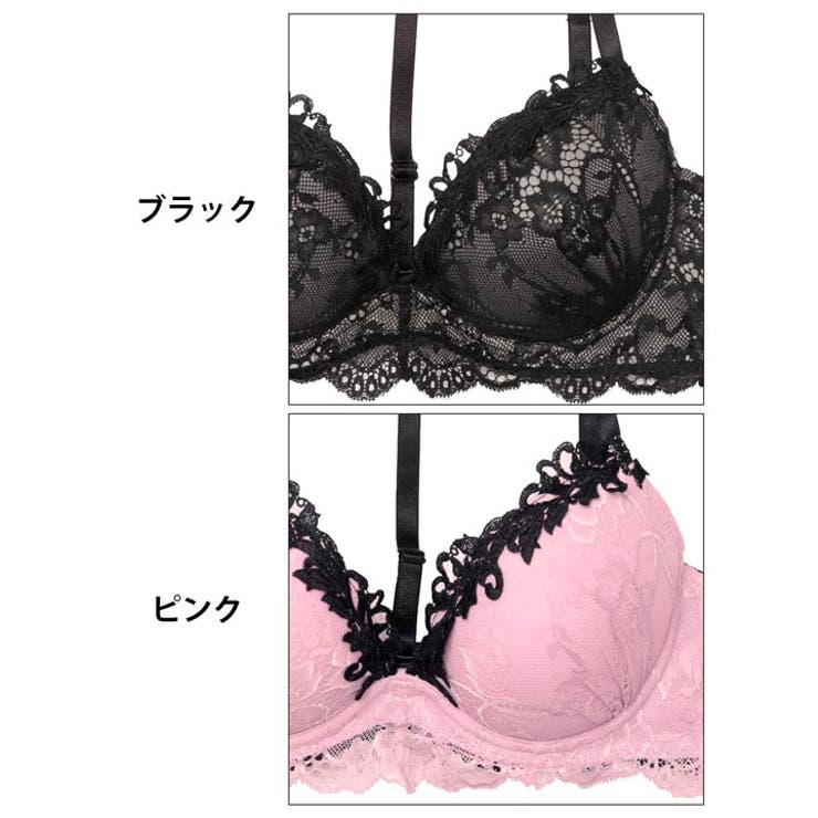 ラグジュアリーレースチョーカーブラジャー&バック透けフルバックショーツ | Dazzy | 詳細画像11 