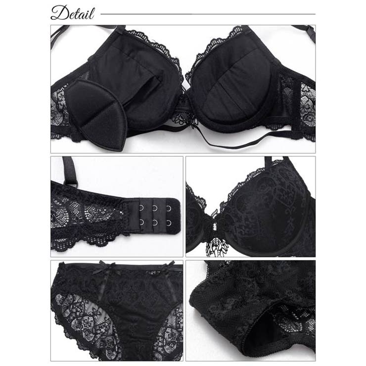 [EFサイズ] ヴィーナスシルエットレースブラジャー&バック透けフルバックショー… | Dazzy | 詳細画像10 