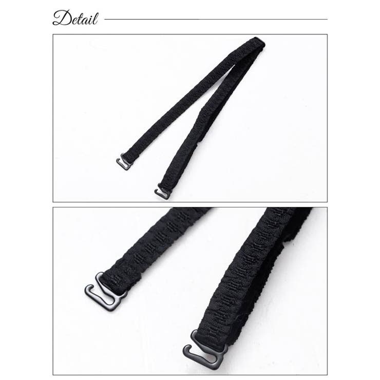 付け替え用10mm幅ドビーブラジャーストラップ単品 | Dazzy | 詳細画像6 