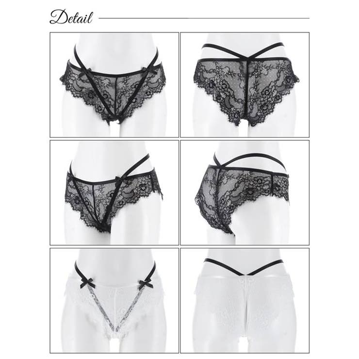 アイラッシュレースコードフルバックショーツ単品 | Dazzy | 詳細画像7 