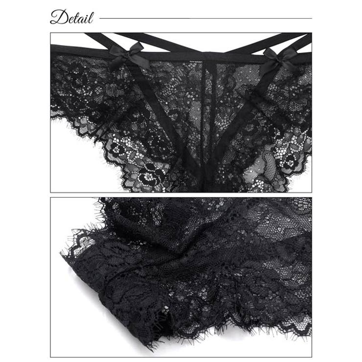 アイラッシュレースコードフルバックショーツ単品 | Dazzy | 詳細画像8 