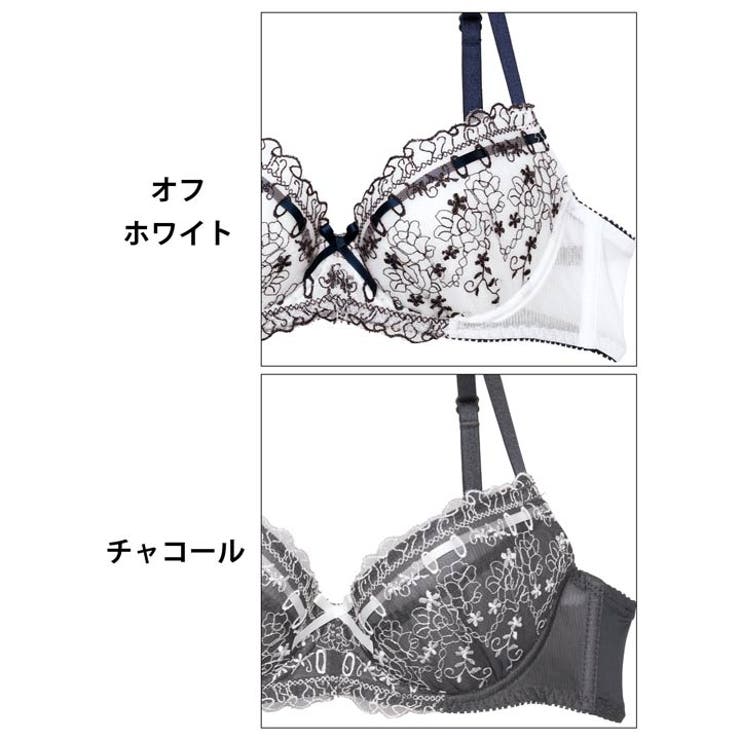 ガーリーリボンブルームブラジャー&フルバックショーツ | Dazzy | 詳細画像11 