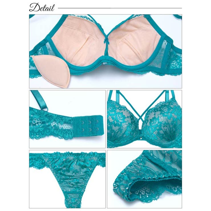 クロスヌーディーレースブラジャー&バック透けTバックショーツ [三上悠亜着用] | Dazzy | 詳細画像10 