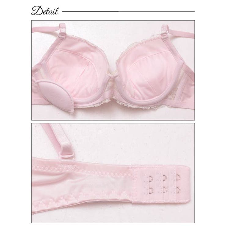 [EFサイズ] フルーロンプリティーレースブラジャー&フルバックショーツ | Dazzy | 詳細画像9 