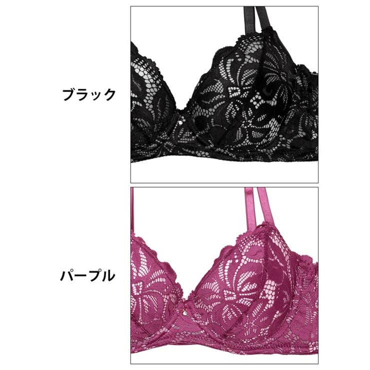 [3点セット] グロリアスレーシーブルーム脇高ブラジャー&バック透けフルバック&… | Dazzy | 詳細画像11 