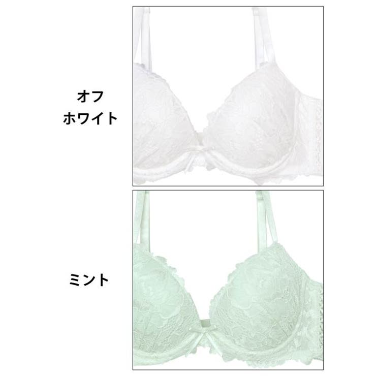 [3点セット] フェアリースピンドルレース脇高ブラジャー&フルバック&Tバックシ… | Dazzy | 詳細画像11 