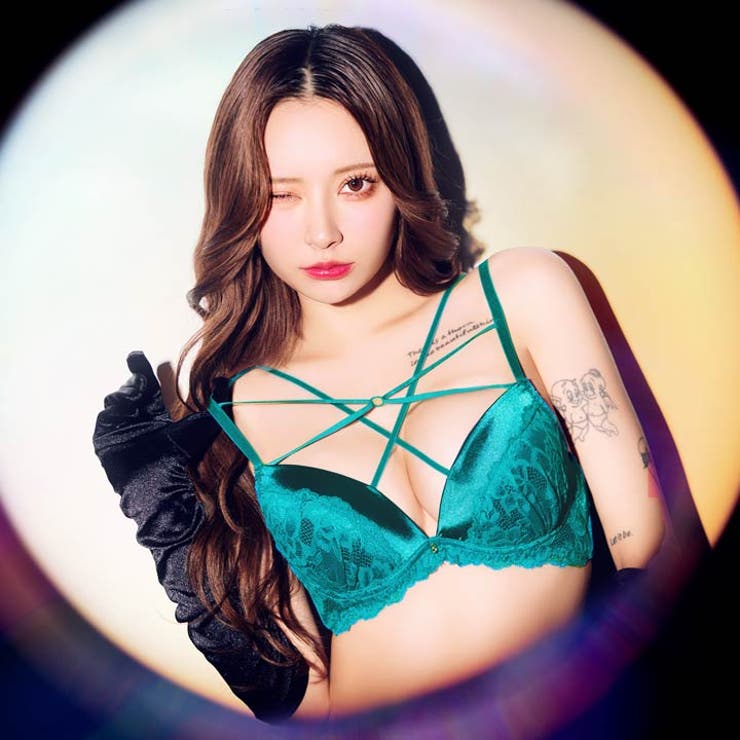 ミステリアスクロスコードブラジャー&Tバックショーツ | Dazzy | 詳細画像5 