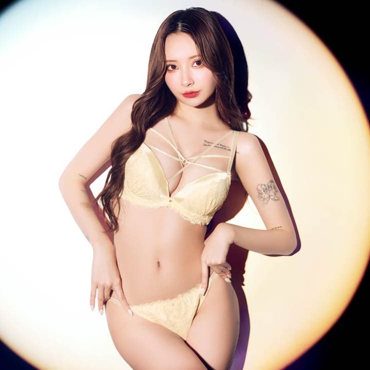 ミステリアスクロスコードブラジャー&Tバックショーツ | Dazzy | 詳細画像7 