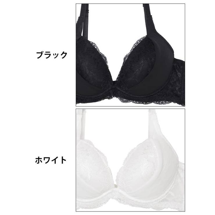 モノトーンプティチュール脇高ブラジャー&サイド紐バック透けTバックショーツ | Dazzy | 詳細画像11 