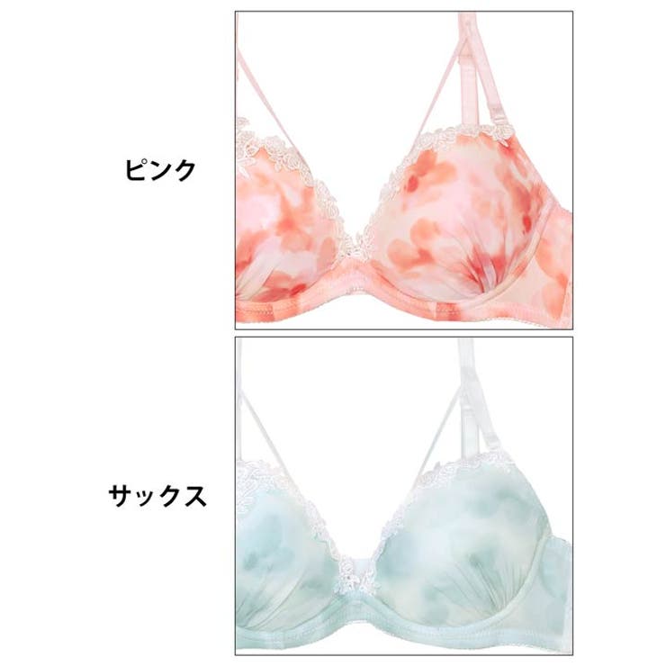 [EFサイズ] ミスティブロッサムコードブラジャー&バック透けフルバックショーツ | Dazzy | 詳細画像11 