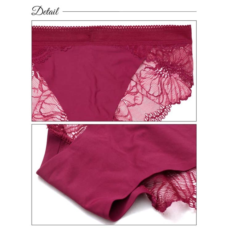 レーシィディープフラワーバック透けフルバックショーツ単品 | Dazzy | 詳細画像7 