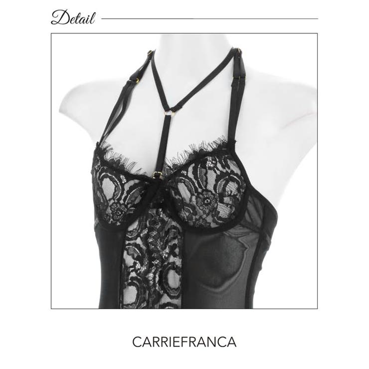 ホルターストリングガーターベビードール [CARRIEFRANCA] | Dazzy | 詳細画像7 