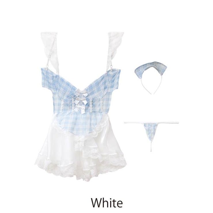 [CARRIEFRANCA]スウィートチェックメイドベビードール | Dazzy | 詳細画像11 