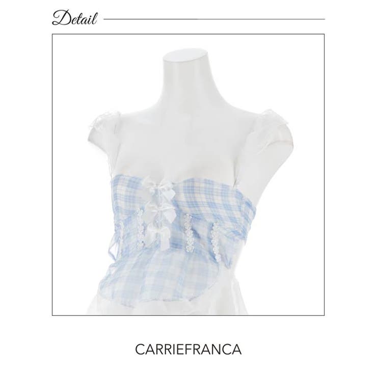 [CARRIEFRANCA]スウィートチェックメイドベビードール | Dazzy | 詳細画像7 