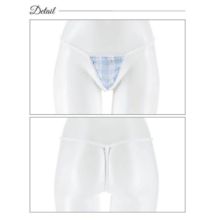 [CARRIEFRANCA]スウィートチェックメイドベビードール | Dazzy | 詳細画像8 