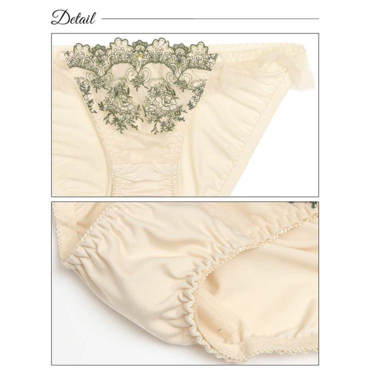 アンティークアーチブルームブラジャー&フルバックショーツ | Dazzy | 詳細画像10 