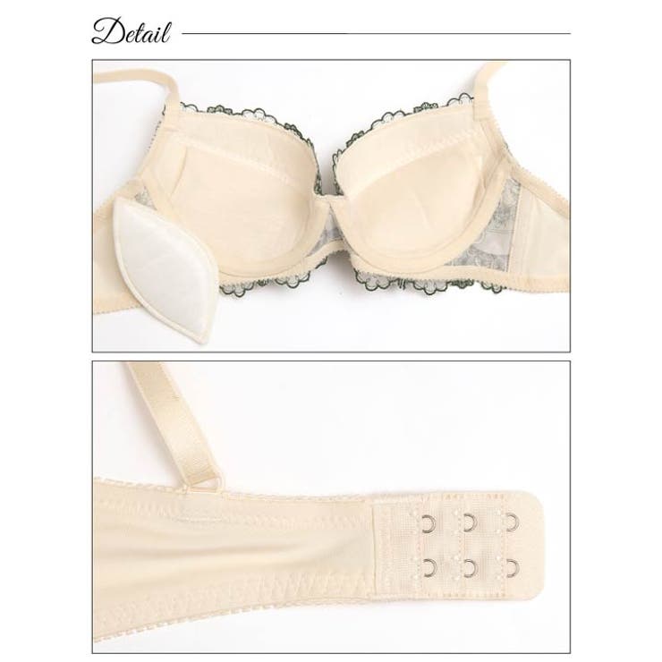 アンティークアーチブルームブラジャー&フルバックショーツ | Dazzy | 詳細画像9 