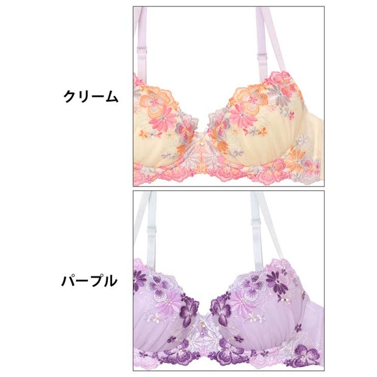 トロピカルスウィートフラワーブラジャー&フルバックショーツ | Dazzy | 詳細画像11 