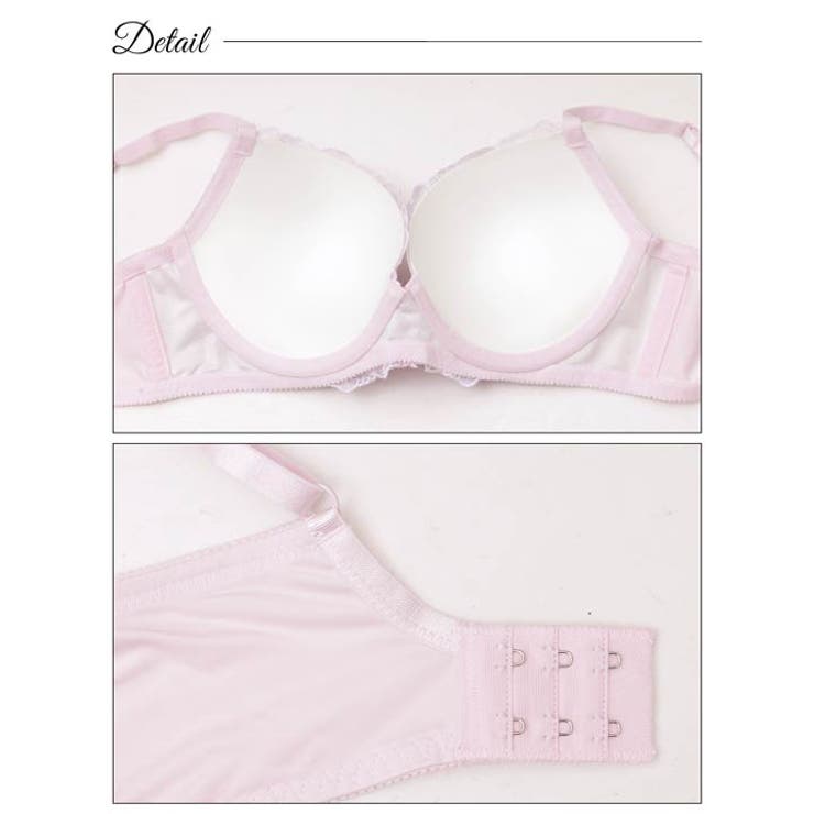 パステルフルールペタルブラジャー&フルバックショーツ | Dazzy | 詳細画像9 